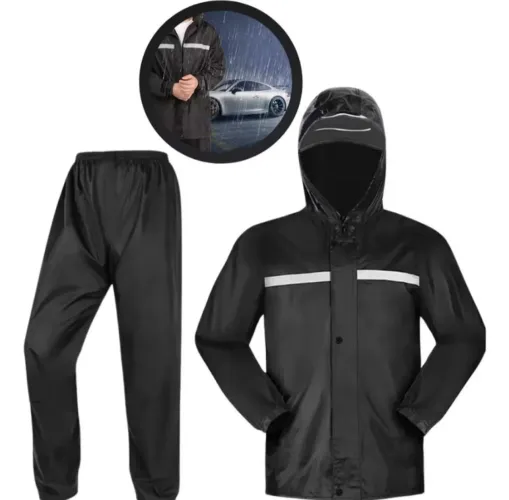 Capa de chuva para motoqueiro, moto Uber, entregador
