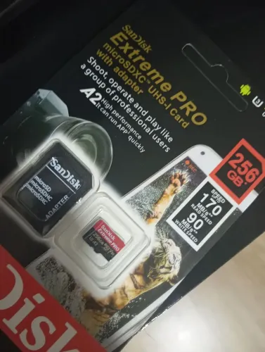 Micro SD extreme pro 250 GB A2 170 mbs novo lacrado de fábrica