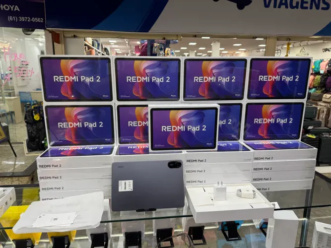 Redmi pad 2 256gb/8gb versão global lacrados loja física faço entregas