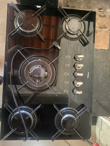 Fogão cooktop 5 bocas Philco