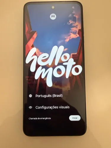 MOTO G34. 5G na caixa