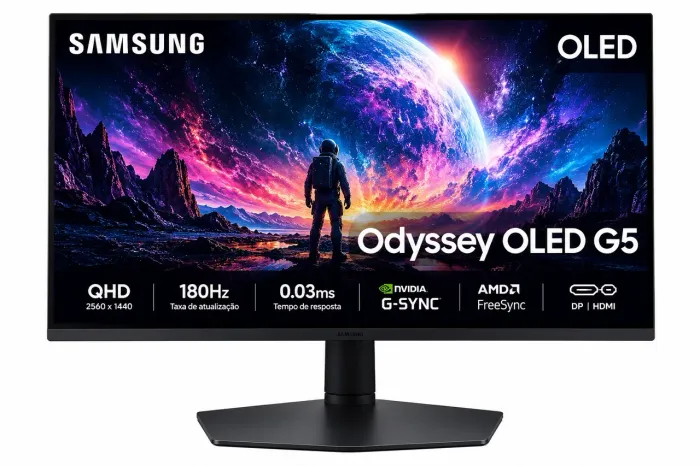 MONITOR SAMSUNG ODYSSEY OLED G5 QHD 180HZ