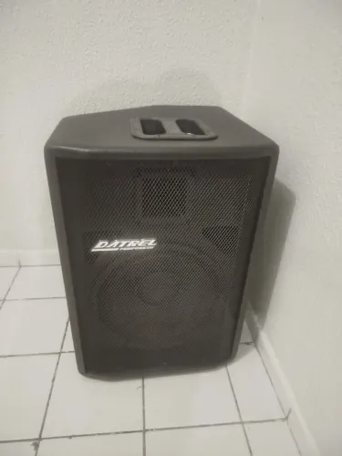 Kit de Caixa de Som Ativa e Passiva Datrel de 500W RMS + Tripés