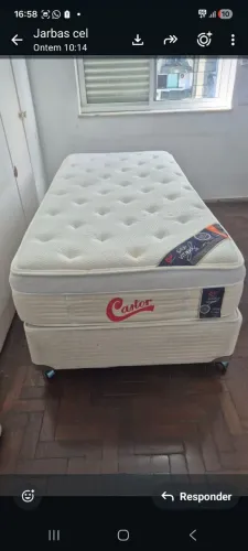 Cama box com colchão