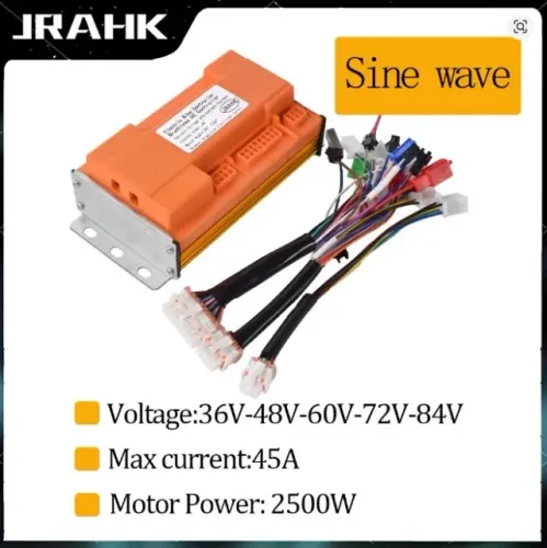 Controlador JRAHK 3000W 36V-84V Senoidal - Inteligente para E-Bike e Scooter
