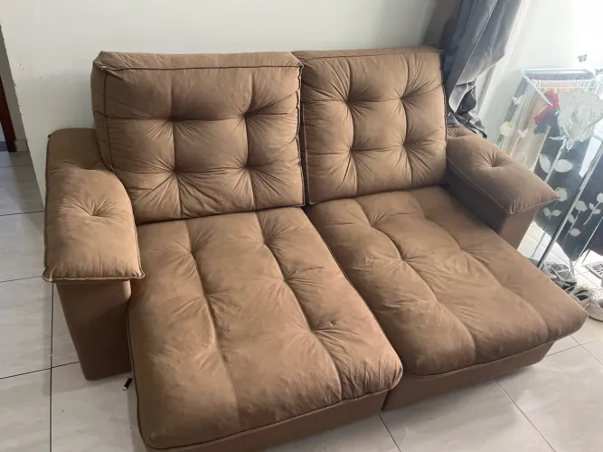 Sofá cama reclinável