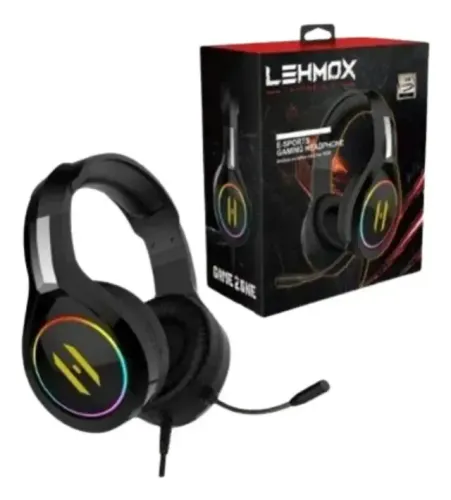 Headset Gamer 7.1 Led Lehmox Gt F3 Microfone Gaming Com Led Headphone fone de ouvido