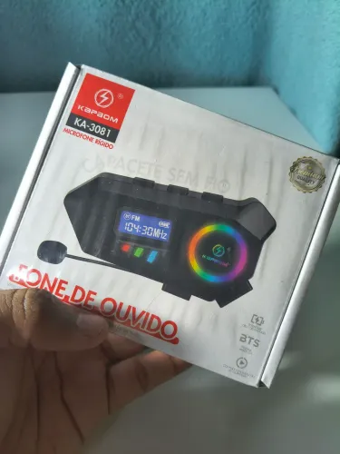 FONE PARA CAPACETE (INTERCOMUNICADOR)