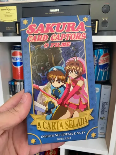 Fita VHS Sakura Card Captors: O Filme - A Carta Selada - Anime Inédito 