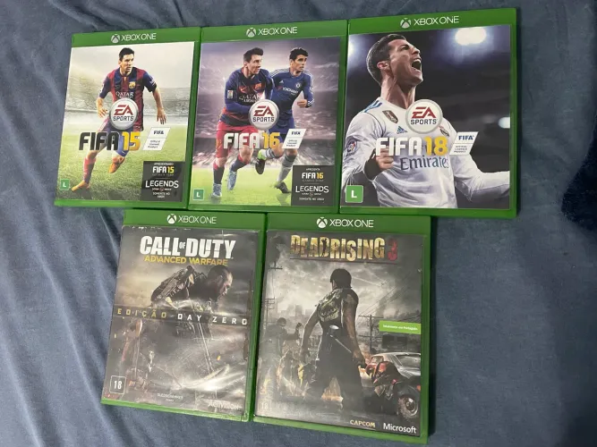 lote jogos xbox one