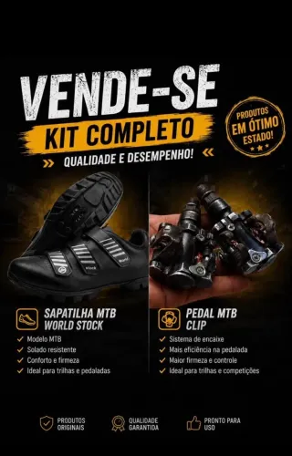 Sapatilha + pedal de clip