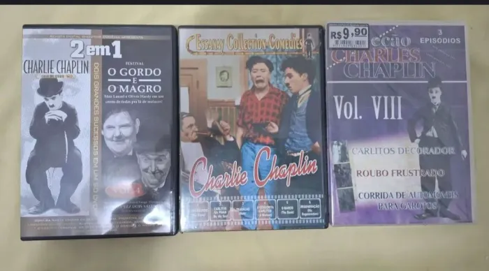 Coleção dvds Chaplin