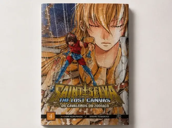 Mangá: Os Cavaleiros do Zodíaco Vol. 4 (JBC) em bom estado