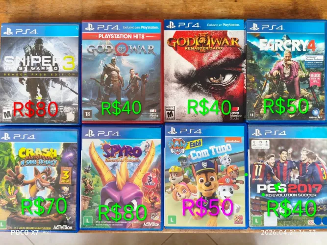 Jogos ps4