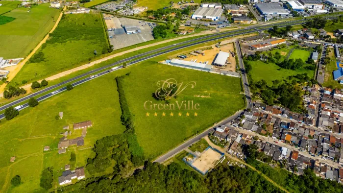 São José dos Pinhais, Terreno Industrial 36.453m² no Contorno Leste | Frente Rodovia | Gra