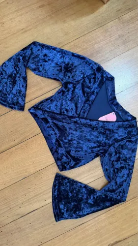 Blusa camurça - único 