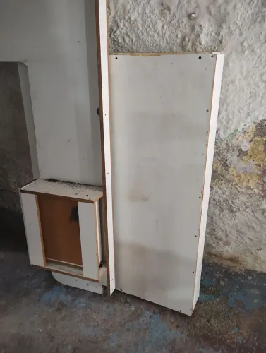 Mesa balcão em L