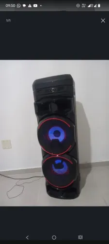 Caixa de som xbom LG semi nova 