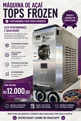 Máquina de açaí Top Frozen