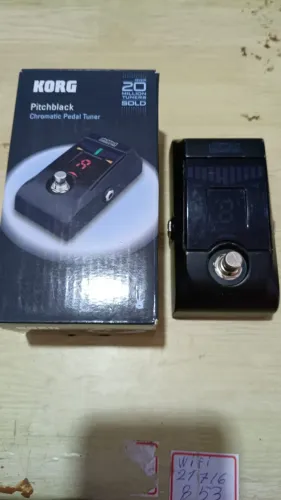 Pedal Korg Pitchblack Chromatic Tuner