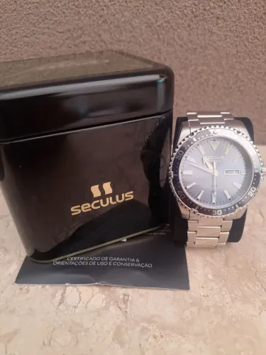 Seculus Diver Automático Azul Claro (Ice Blue) - Myiota 8215