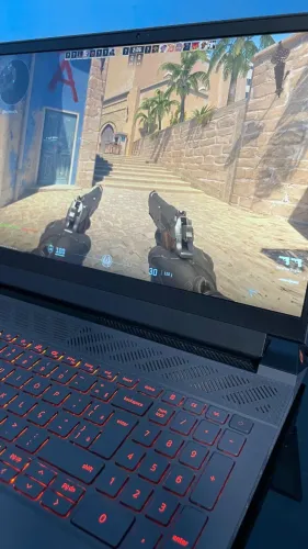Notebook Gamer Dell G15 - i5 12ªth - RTX 3050 - 8GB RAM - SSD 256gb (FAÇO OLXPAY)