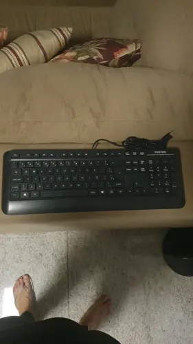 Teclado positivo cor preto