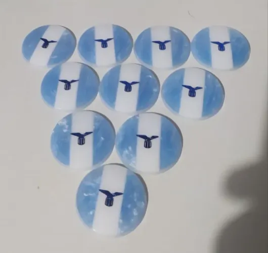 TIME DE FUTEBOL DE BOTÃO DA LAZIO DA ITÁLIA