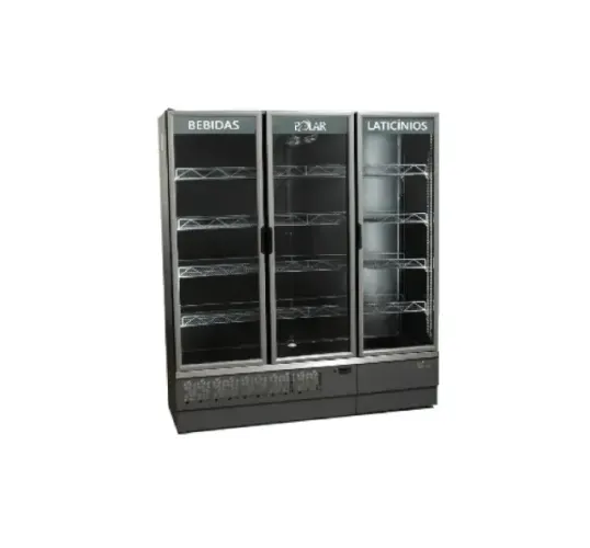 EVP-1702PT - Expositor Vertical Refrigerador Polar 3 Portas 050100C083 - 220V