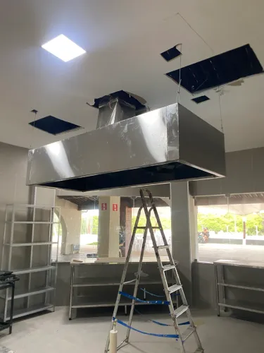 Coifas inox sob medida