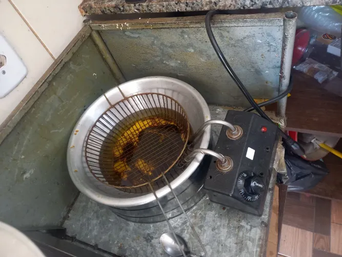 Vendo estufa 6 bandeja e uma fritadeira elétrica de 4 litros funcionando perfeitamente