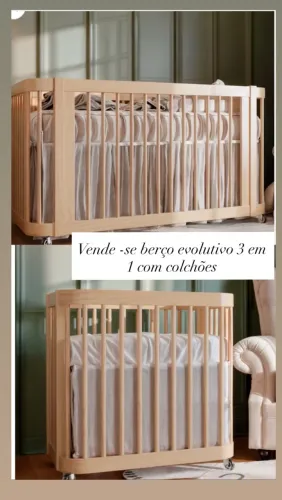 Berço evolutivo 3 em 1