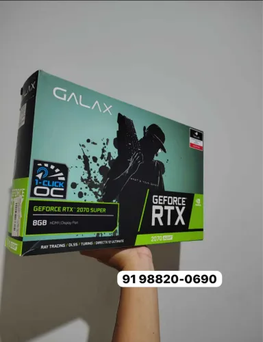  placa de vídeo RTX 2070 SUPER, impecável!