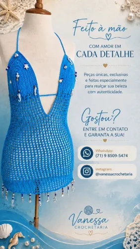 Vestido de Crochê