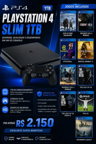 Playstation 4 Slim 1 TB
