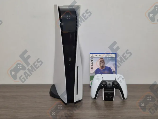 PS5 | Playstation 5 FAT 825GB Seminovo Com Leitor + Garantia | Aceito Cartão!!!