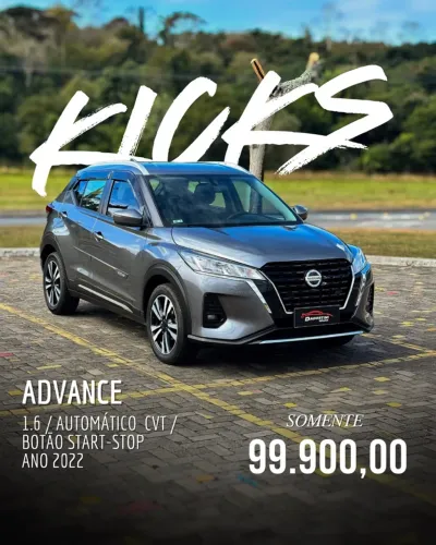 Nissan Kicks Play Advance Plus 1.6 16V Flex AUT 2022