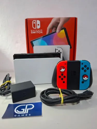 Nintendo Switch Oled 64gb seminovo - Bloqueado - garantia