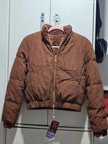 JAQUETA PUFFER DUPLA FACE PELUCIADA