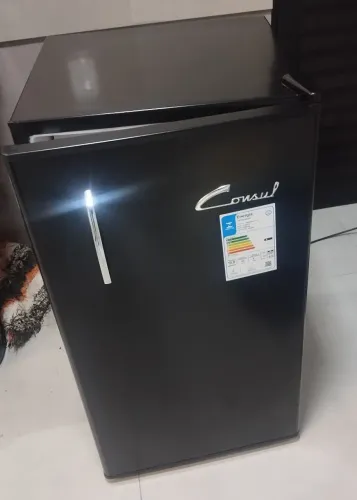 FRIGOBAR CONSUL 117 LITROS RETRÔ PRETO - R$ 850,00