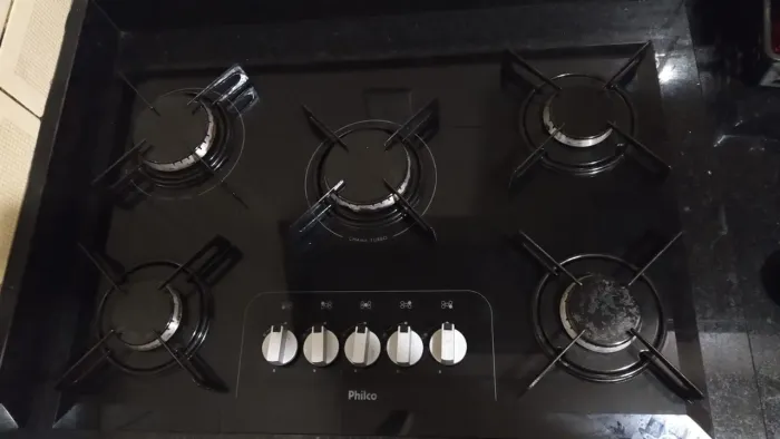 Fogão Cooktop Philco 5 bocas semi novo