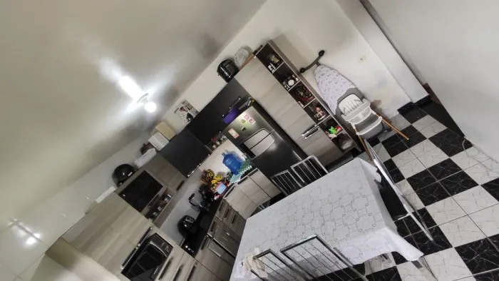 Casa espaçosa e segura.