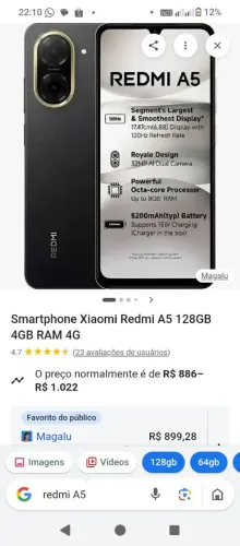 Estou vendo um redmiA5 1.500 quem quiser só me chamar no whatsapp *