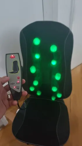 Assento Massageador Aparelho Shiatsu Car 3d Relax 127/220V