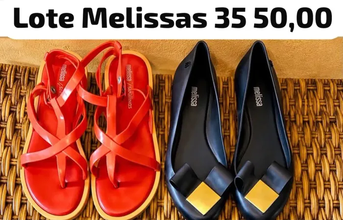 Lote Melissas originais 35 40,00