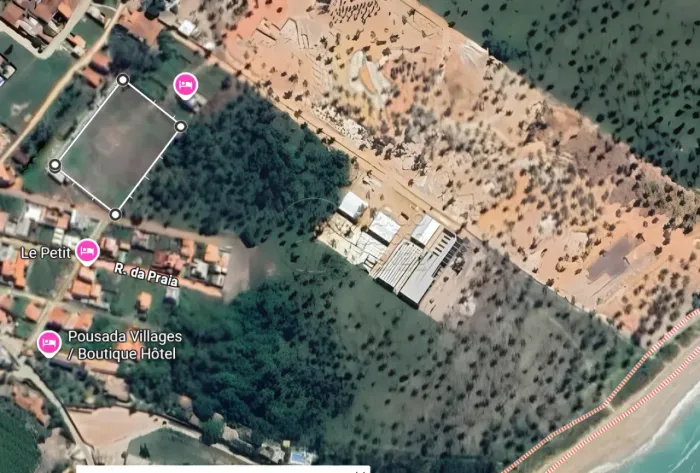 Terreno 4500m² em Milagres na Praia do Patacho