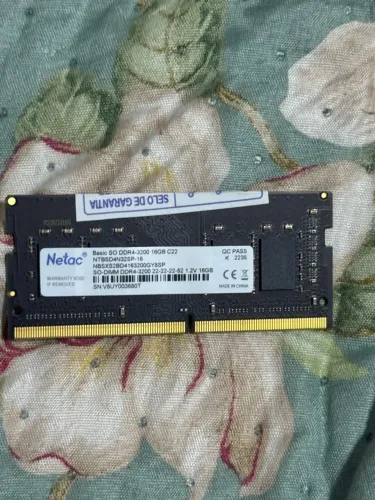 MEMÓRIA DE NOTEBOOK 16 GB 3200HZ