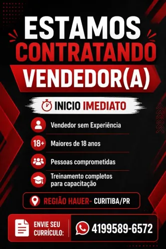Vaga Vendedor(a)