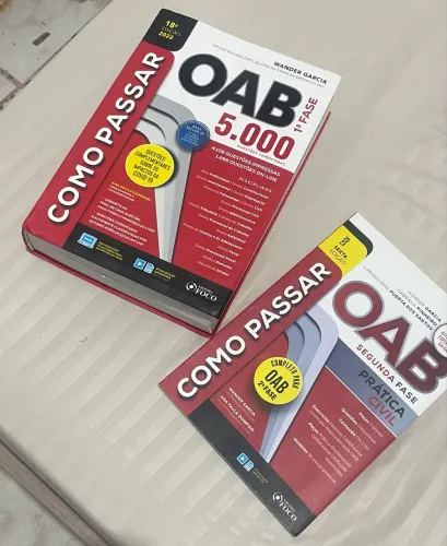 Kit Dois Livros Como Passar na OAB