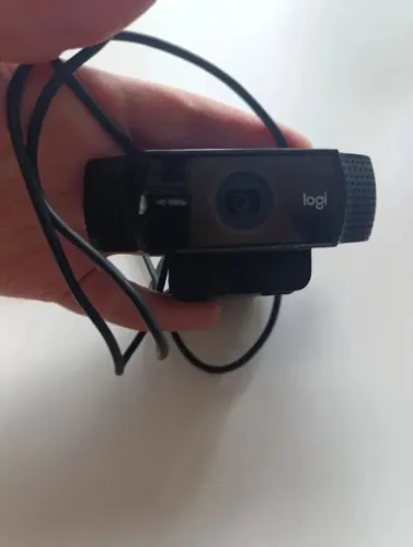 Webcam C922 pro Logitech HD 1080p com Microfone